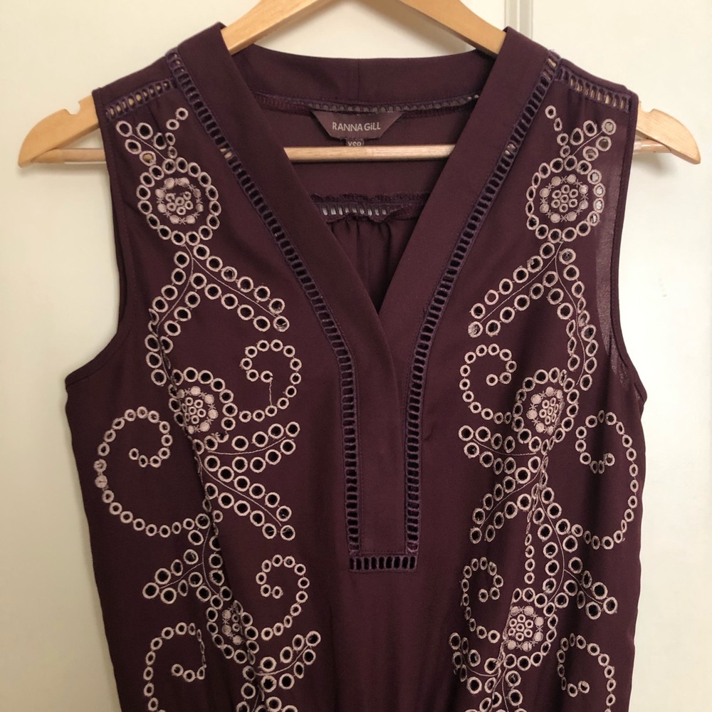 Embroidered Jumpsuit - Picture 3 of 5